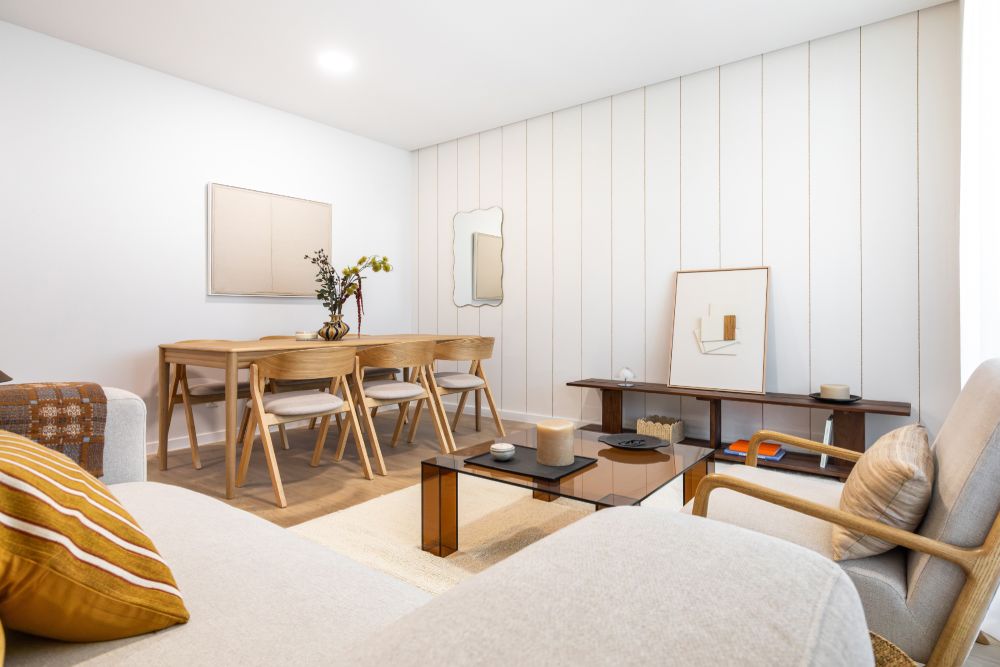 Comedor de una vivienda de Serenia Valdebebas