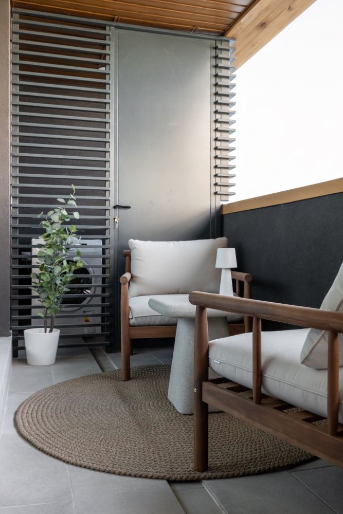 Terraza de una vivienda de Serenia Valdebebas