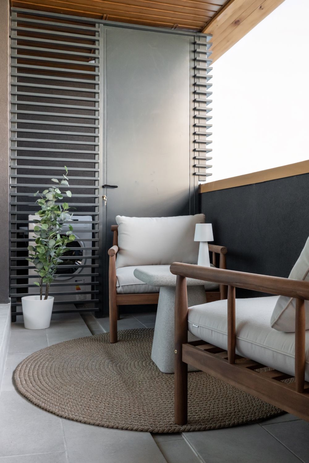 Terraza de una vivienda de Serenia Valdebebas