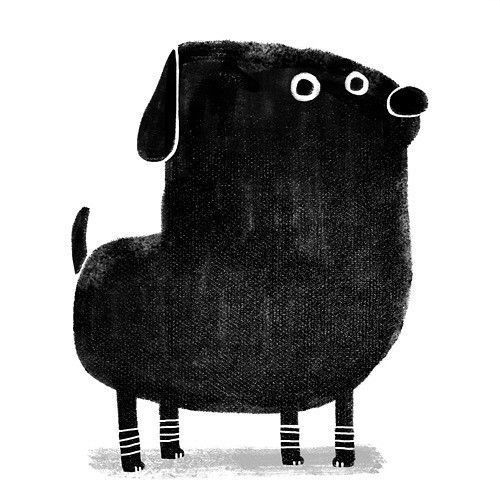 Ilustración de un perro